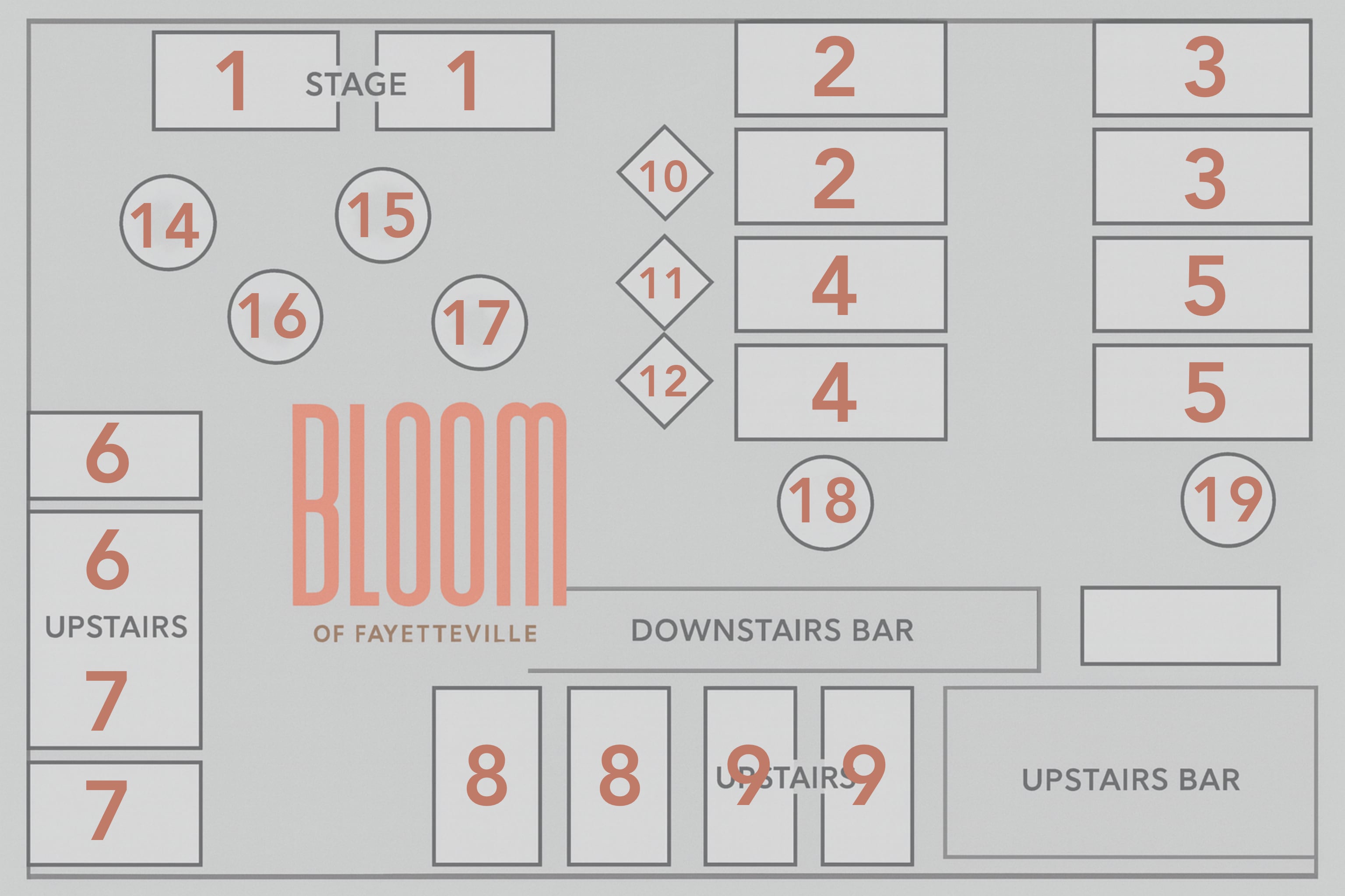 Bloom layout map